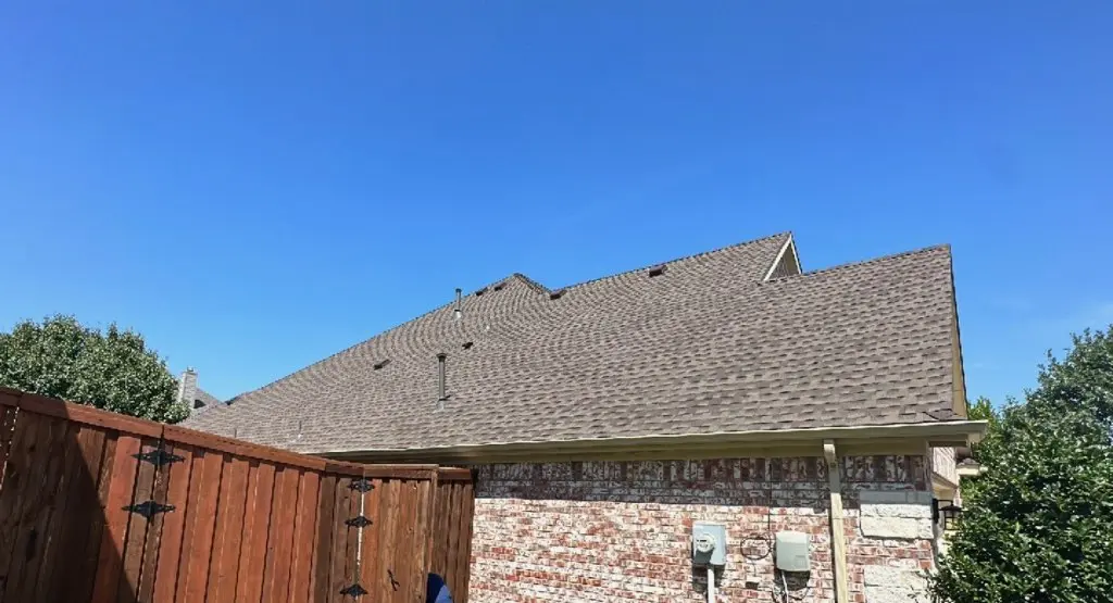 Completed roof replacement project in Schriever